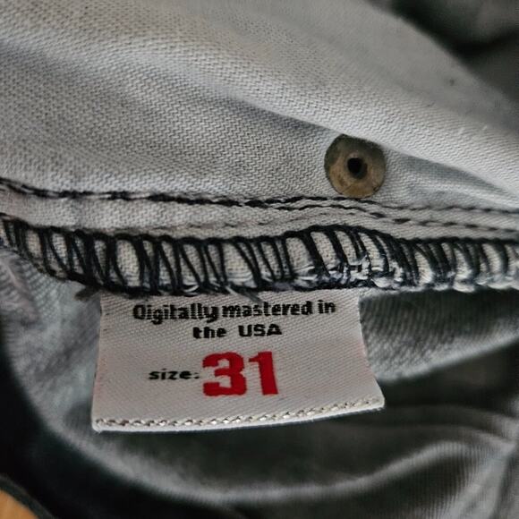 Rock & Republic Kiedis Jeans Dark Wash Bootcut Beaded R - size 31 - Picture 5 of 12